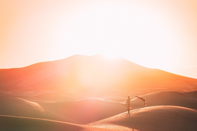 Doha Sunrise Desert Safari Tour| Dune Bashing| Inland Sea visit| Camel Riding - Sunrise over Qatar’s open sand