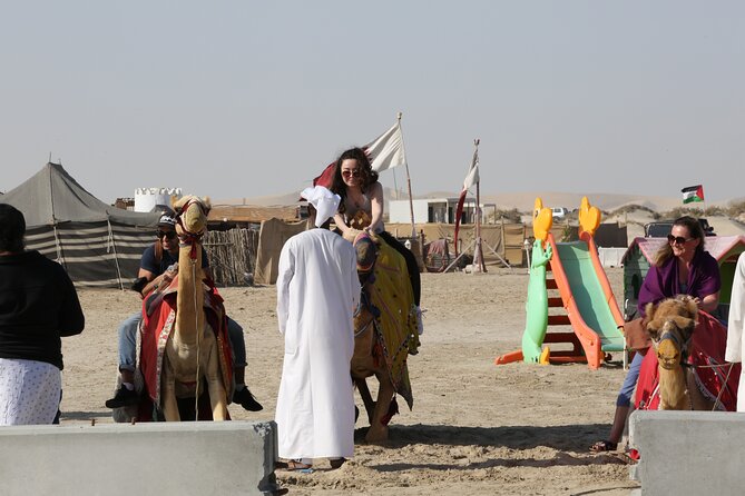 Doha; Sunrise Desert Tour and camel safari 4hrs - The Inland Sea and Gulf coast experience