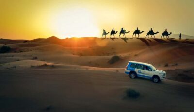 Sunset Desert Safari, ATV, Camel Ride and Sandboarding