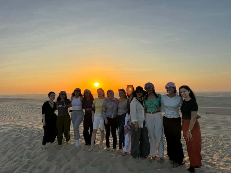 Doha: Sunset Safari, Dune Bashing, Sandboarding & Camel Ride - Sandboarding without an extra fee