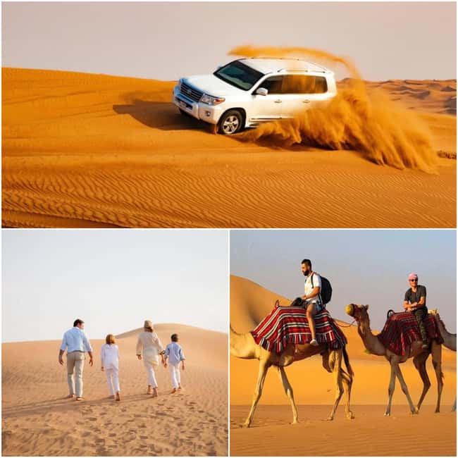 Doha: Transit Desert Safari , CamelRide, Sandboarding - Camel rides, quad bikes, and the real cost of extras