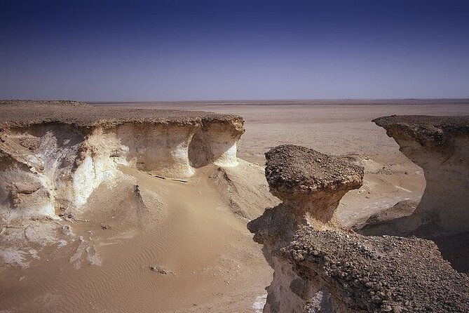 Doha: West Coast Tour Serra and Mushroom Rocks - Richard Serra’s East-West/West-East in the desert