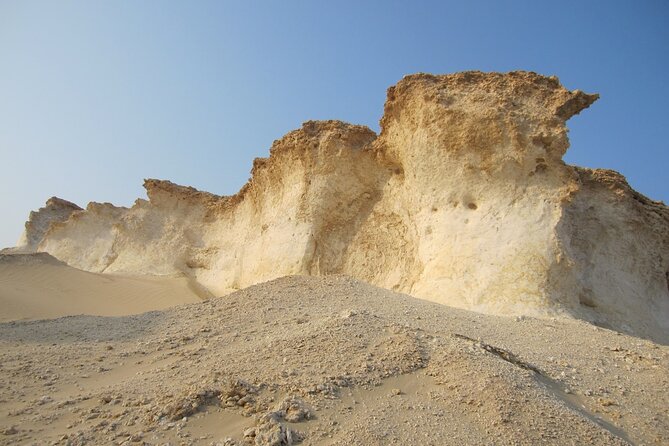 Doha West Qatar Richard Serra Sculpture, Mushroom Rock Tour - Zekreet Fort Ruins and the feel of the past
