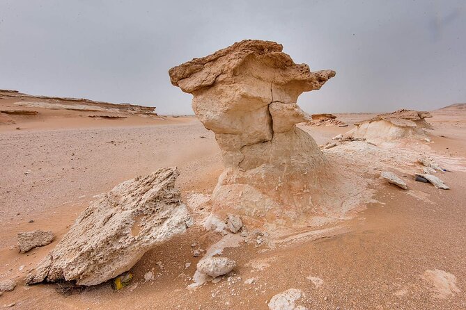 Doha West Qatar Richard Serra Sculpture, Mushroom Rock Tour - Mushroom rocks near Zekreet