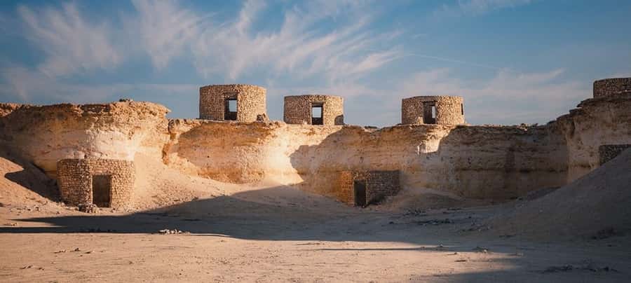 Explore Zekreet: Richard Serra Art & Mushroom Rock Wonders - Mushroom Rock and the Ras Abrouq peninsula