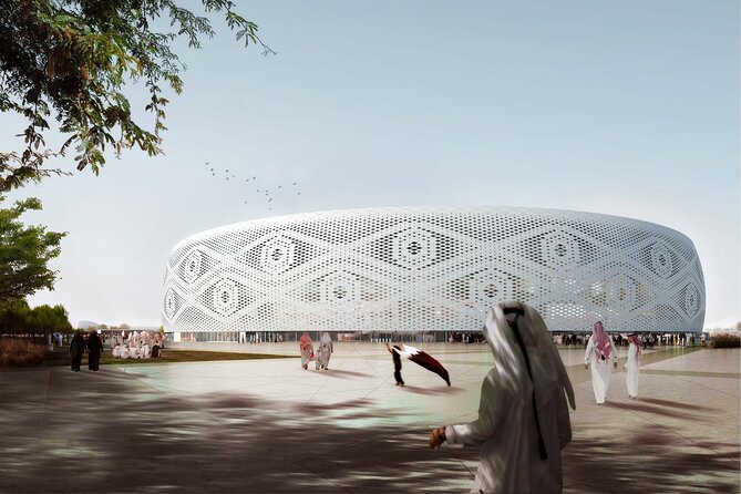 FIFA 2022 World Cup Stadiums in Qatar - Private Trip from Doha with Hotel Pickup - Ahmad Bin Ali Stadium and the rebuilt venue