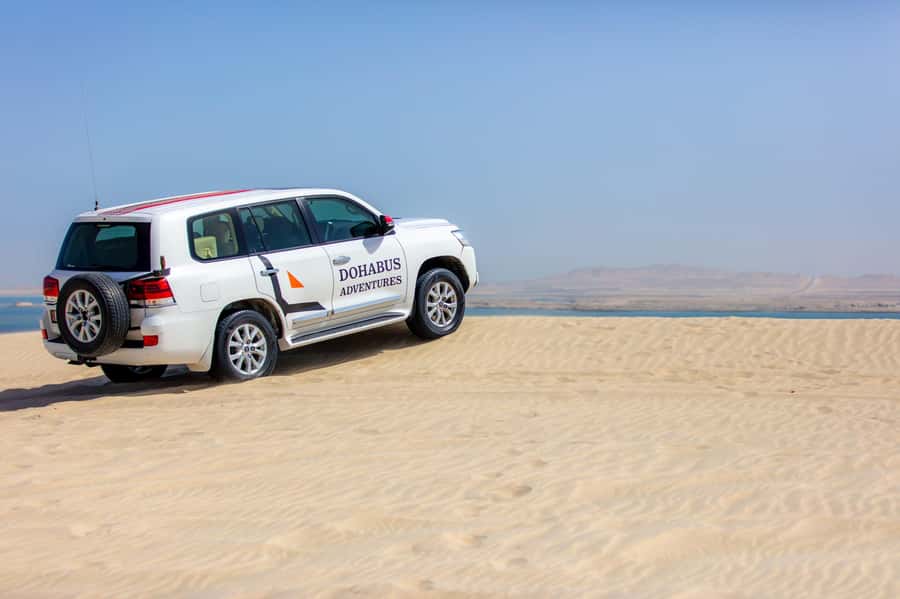 From Doha: 8-hour Safari Tour with Desert Beach Experience - The Inland Sea photo stop