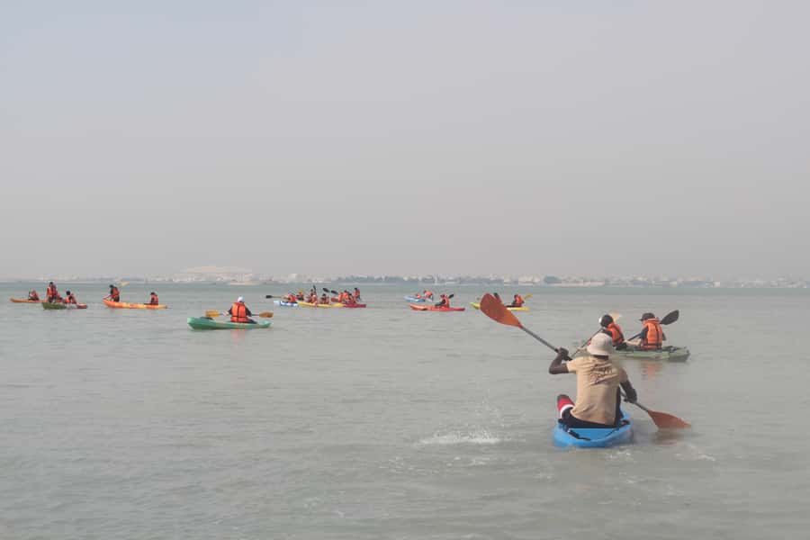 From Doha: Mangroves Kayaking Adventure - Getting started with a short safety lesson