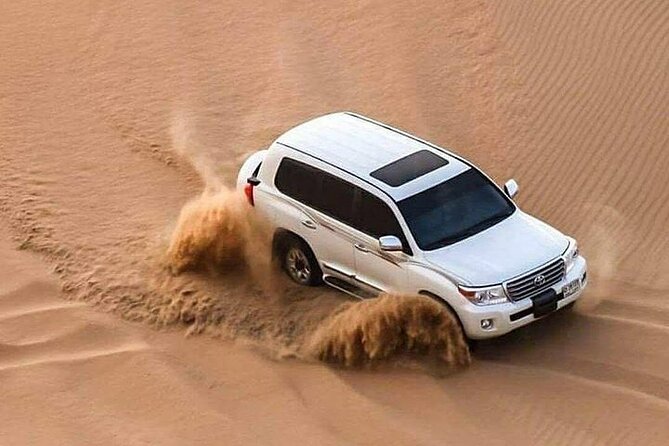 Full Day Desert Safari with Camp Access, Buffet Dinner,Camel Ride - Dune bashing across Qatar’s southern desert