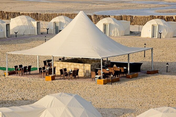 Full-Day DesertSafari with Camel Ride,InlandSea & BBQ Desert Camp - Doha pickup and the road south