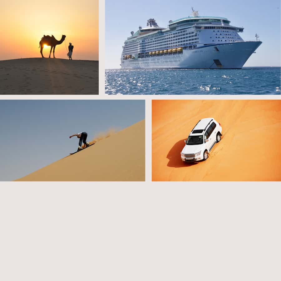 Half-Day Desert Safari For Cruise Ships Passngers. - From the port to the camel camp