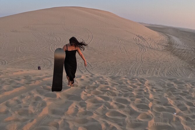 Half Day Night and Morning Desert Safari Camel and Sand Boarding - Sand Boarding Without a Long Learning Curve