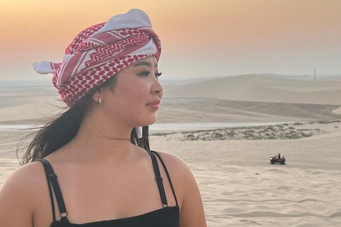 Half Day Night and Morning Desert Safari Camel and Sand Boarding - Khor Al Udaid, Qatar’s Inland Sea