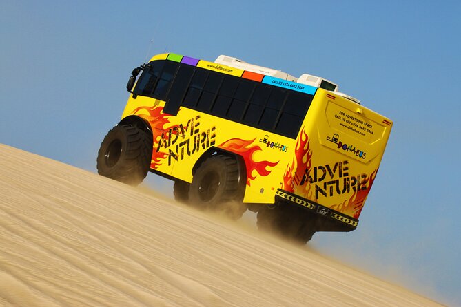 Monster Bus desert adventure: Dune bashing and sandboarding - Sealine Beach and the 45-minute dune run