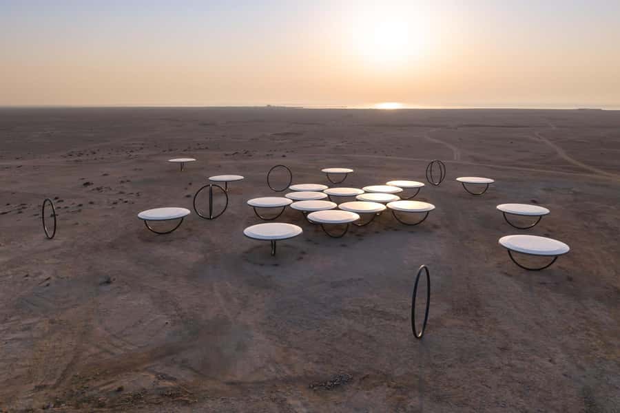 North of Qatar: Olafur Eliasson Exibit, Zubara fort & jumail - Olafur Eliasson’s art in the open desert