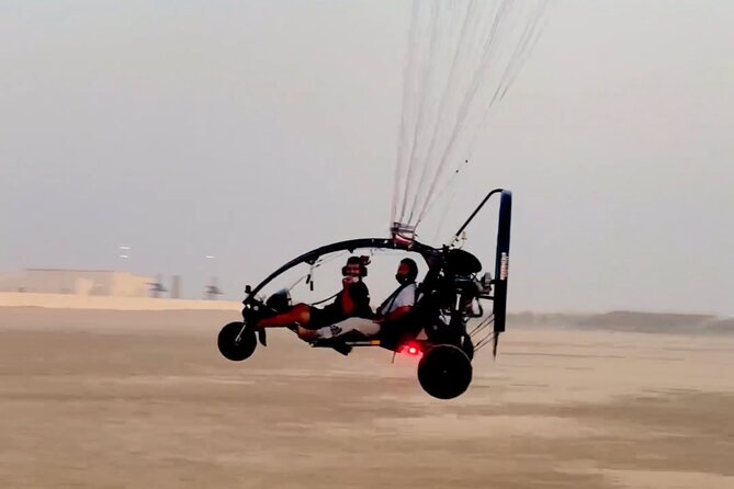 Paratrike Air Tour Doha - The flight reaches up to 350 feet above Sealine Beach