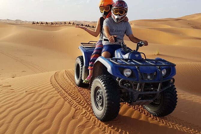 Qatar ATV and Quad Bike Experience With sand boarding - Getting ready for the quad bike ride