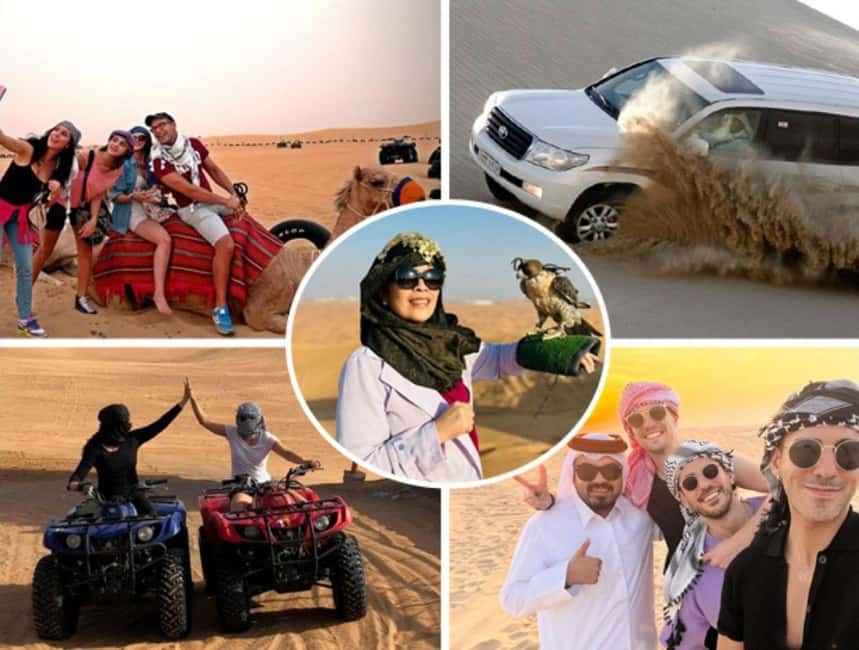 Qatar: ATV & Quad Dune Bashing, Camel Ride, & Sandboarding - A Short Camel Ride with Traditional Flavor