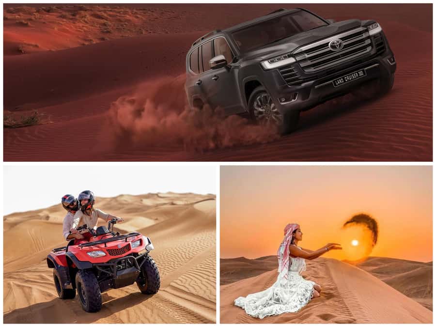 Qatar: Desert Safari, Camel Ride, Inland sea, Sandboarding - The Inland Sea, where dunes meet water