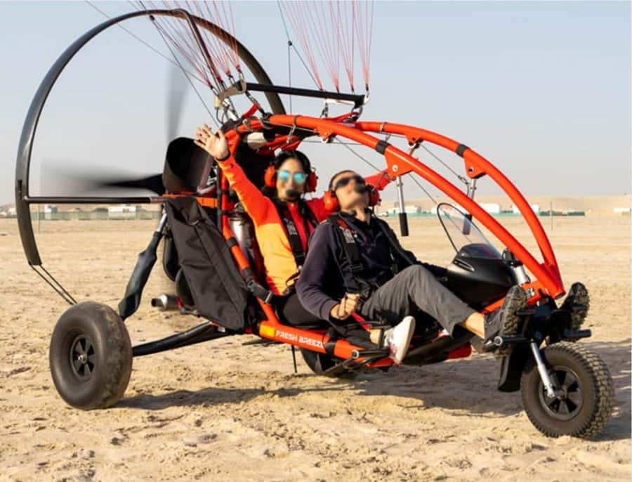 Qatar's Skybound Adventure: Exclusive Private Paratrike tour - Desert dunes from a completely different angle