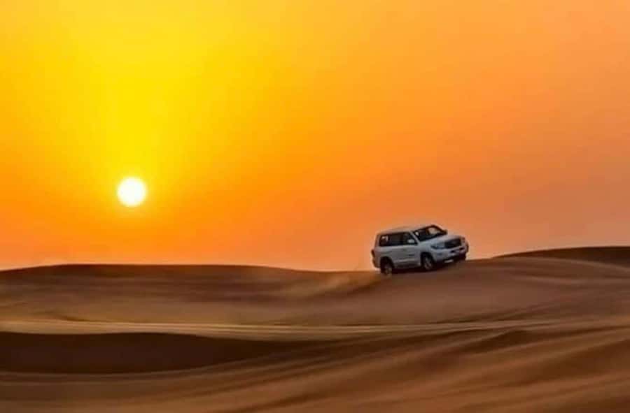 Qatar: Sunset Desert Safari with Camel Ride & Sandboarding - Key points at a glance