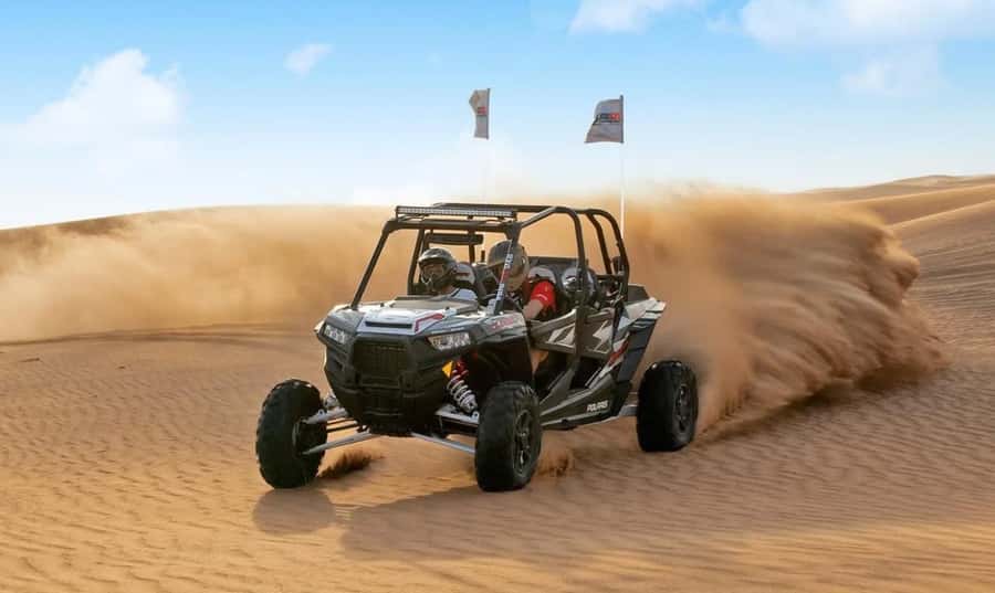 Qatar: Sunset Desert Safari with Camel Ride & Sandboarding - The camel ride at Sealine