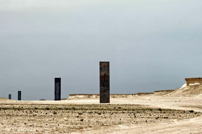 Qatar West Coast tour, Zekreet, Richard Serra Sculpture, Mushroom Rock Formation - Zekreet Beach and the Mushroom Rock formations