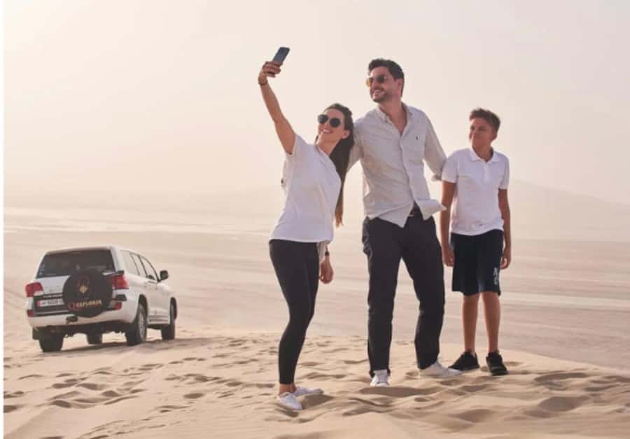 Relax Inland Sea Tour, Desert Safari, Camel Ride, SandBoard - Dune bashing in a Land Cruiser