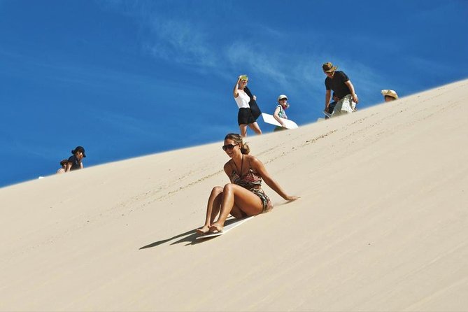 Sharing or Private Safari, Sand Boarding, Camel Ride, inland Sea Quick swim - The quick swim: useful, but not a beach day