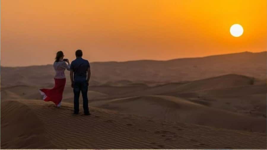 Sunrise/Sunset DuneBashing,CamelRide InlandSea &Sandboarding - Guide quality and the human side of the trip