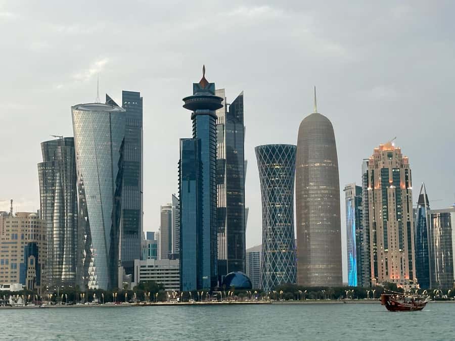 Things To Do In Doha: City Tour, Souq Waqif & Dhow Boat Ride - West Bay and Burj Qatar in a quick skyline stop