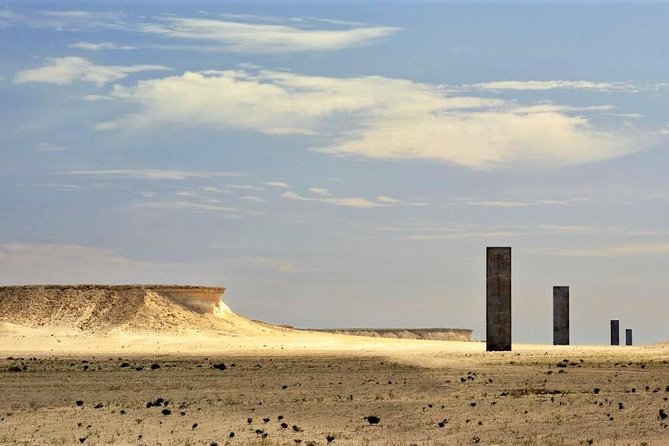 West Coast tour, Zekreet, Richard Serra Sculpture, Mushroom Rock Formation - Pickup from Doha and the drive west